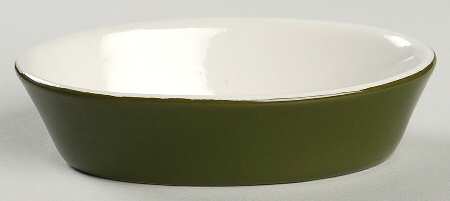 FOREST GREEN 6" Oval Boston Baker