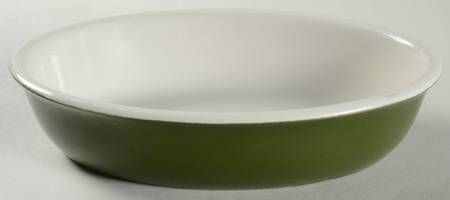 FOREST GREEN 9" Oval Baker