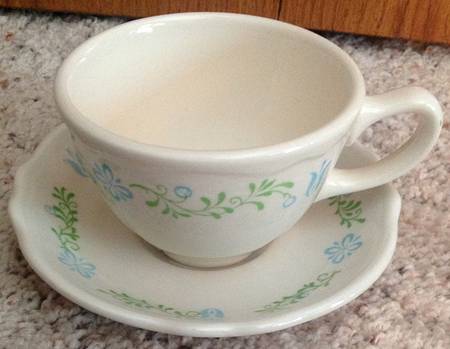 Floral Princess Footed Cup & Saucer Set