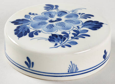 Delfts Blue Lid for 5" Storage Jar