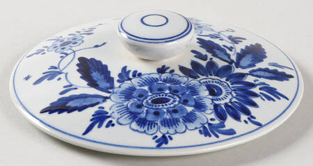Delfts Blue Lid for 5" Round Box