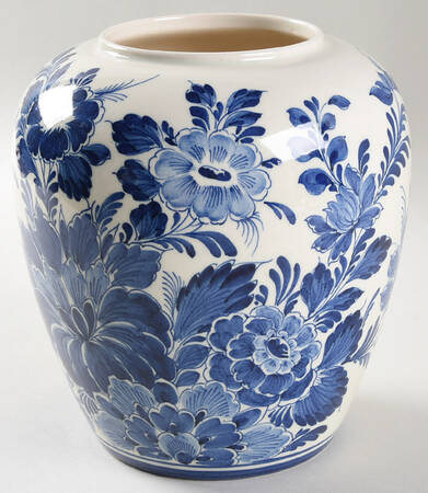 Delfts Blue Large Ginger Jar No Lid