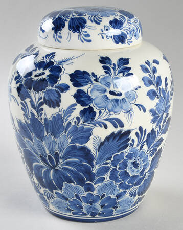 Delfts Blue Large Ginger Jar & Lid