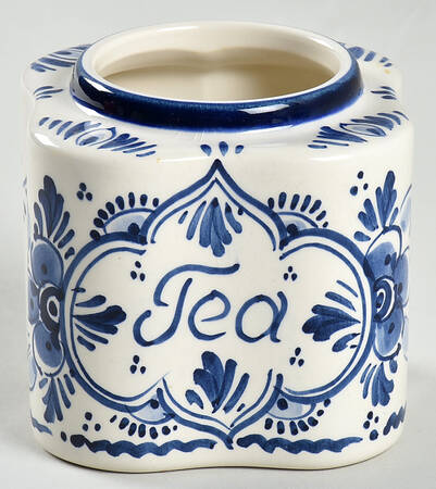 Delfts Blue Tea Canister No Lid