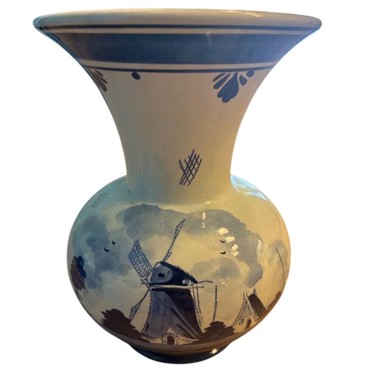 Delfts Blue 16" Vase