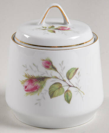 Moss Rose (Smooth) Sugar Bowl & Lid