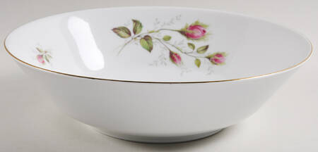 Moss Rose (Smooth) 9" Salad Serving Bowl