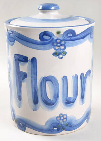 Bluette Flour Canister & Lid