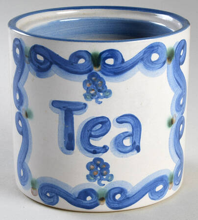 Bluette Tea Canister No Lid