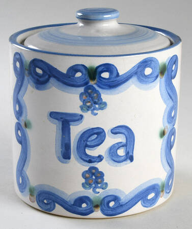 Bluette Tea Canister & Lid