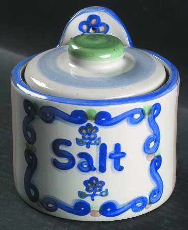 Bluette Salt Box & Lid