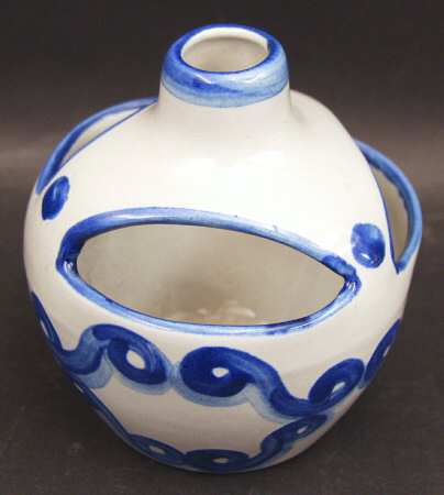 Bluette 3" Flower Frog by M A Hadley