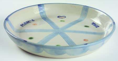 Bluette Pie Serving Plate by M A Hadley