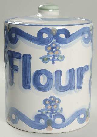 Bluette Flour Canister & Lid