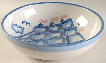 Ship & Whale 11" Pasta Serving Bowl