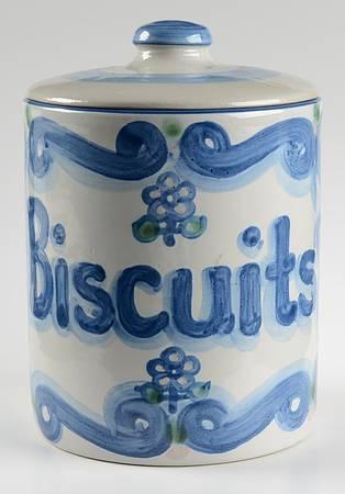 Bluette Biscuit Barrel & Lid
