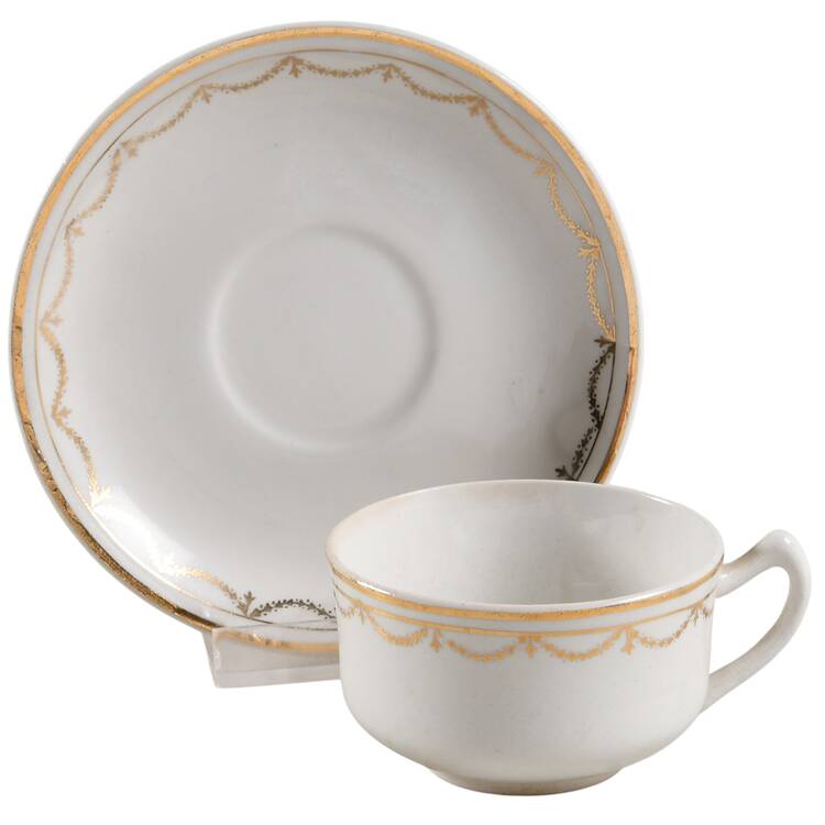 HLC2069 Flat Demitasse Cup & Saucer Set