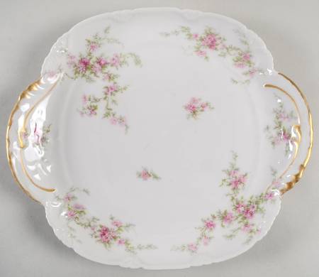 Schleiger 151-1 11" Square Handled Cake Plate