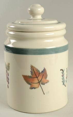 Forest Cookie Jar & Lid