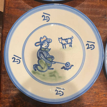 Cowboy Dinner Plate