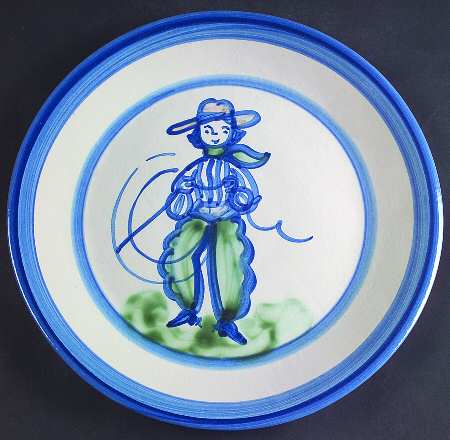Cowboy Dinner Plate