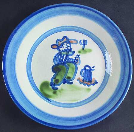 Cowboy Luncheon Plate