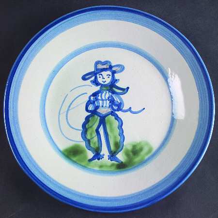 Cowboy Luncheon Plate