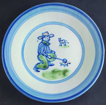 Cowboy Luncheon Plate