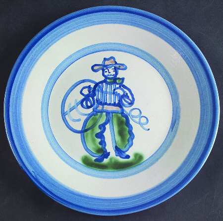 Cowboy Luncheon Plate