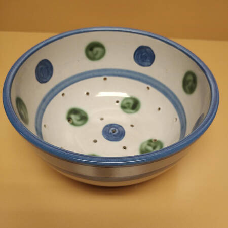 Dot Ceramic Colander