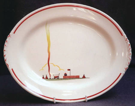 Early America 13" Oval Serving Platter