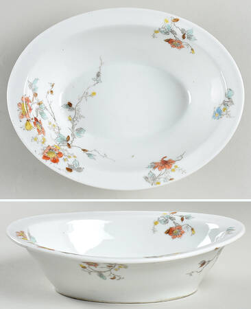 H1552 8" Oval Vegetable Bowl