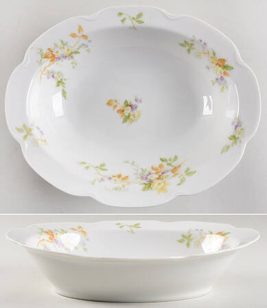 H1567 10" Oval Vegetable Bowl