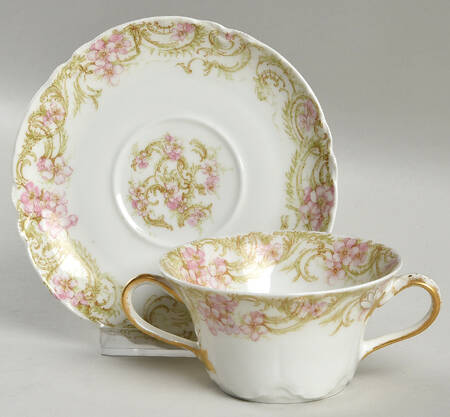 H1593 Flat Bouillon Cup & Saucer
