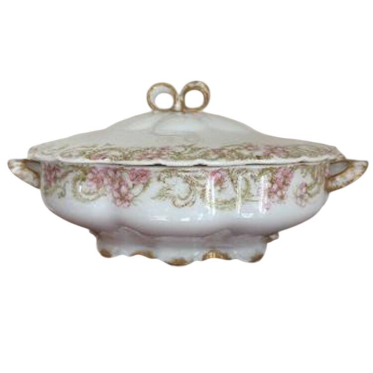 H1593 Oval Covered Vegetable
