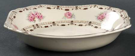Coronation Rose Rim Soup Bowl