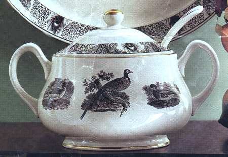Bewick's Birds Tureen & Lid w/Ladle