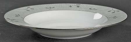 Matin De Jade Large Rim Soup Bowl
