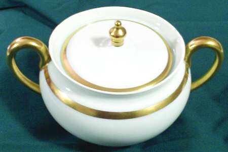 Orsay Gold Sugar Bowl & Lid