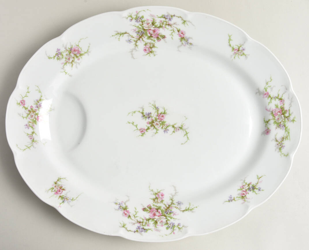 Rosalinde (New York, No Trim) 16" Oval Serving Platter