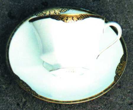 P4352 Footed Cup & Saucer Set