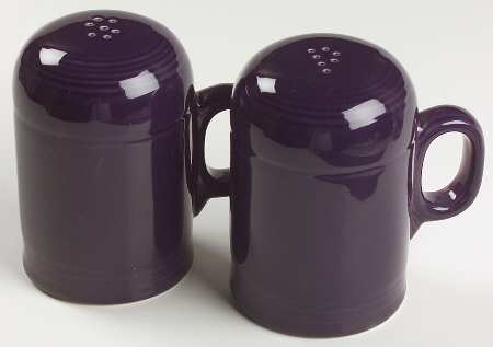 Fiesta Plum (Intro 2001) Stove Top Salt & Pepper Set