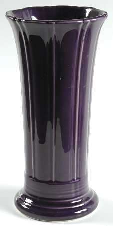 Fiesta Plum (Intro 2001) 7" Vase