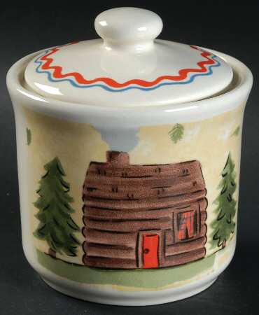 Northwoods Sugar Bowl & Lid