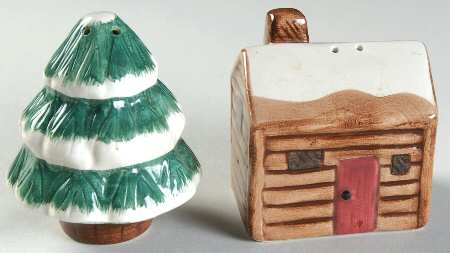 Northwoods Figural Salt & Pepper Set