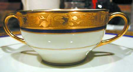 HUT968 Flat Cream Soup Bowl