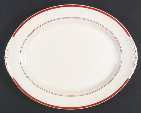N413 13" Oval Serving Platter