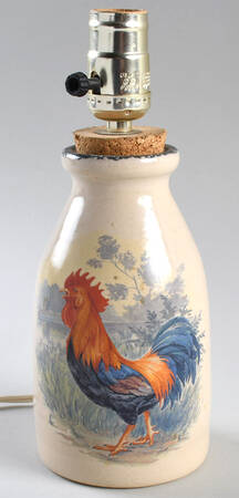 Rooster Electric Lamp No Shade