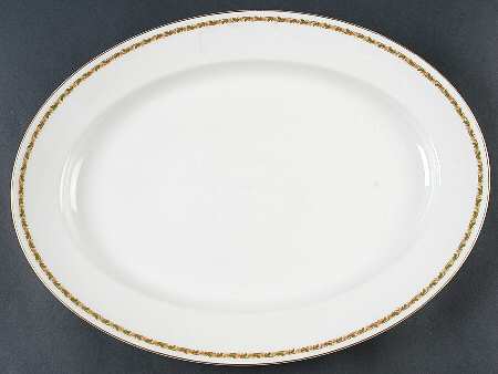 H1658 16" Oval Serving Platter