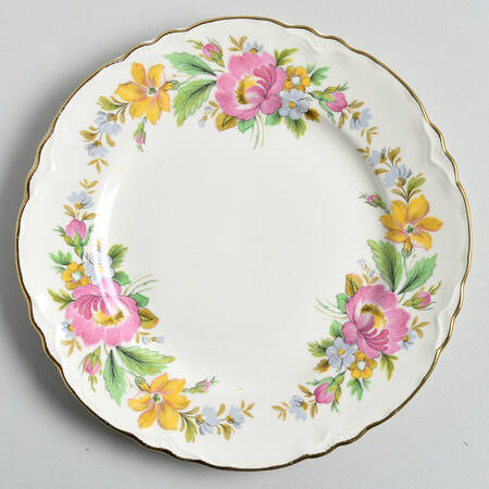 Spring Wreath Bread & Butter Plate